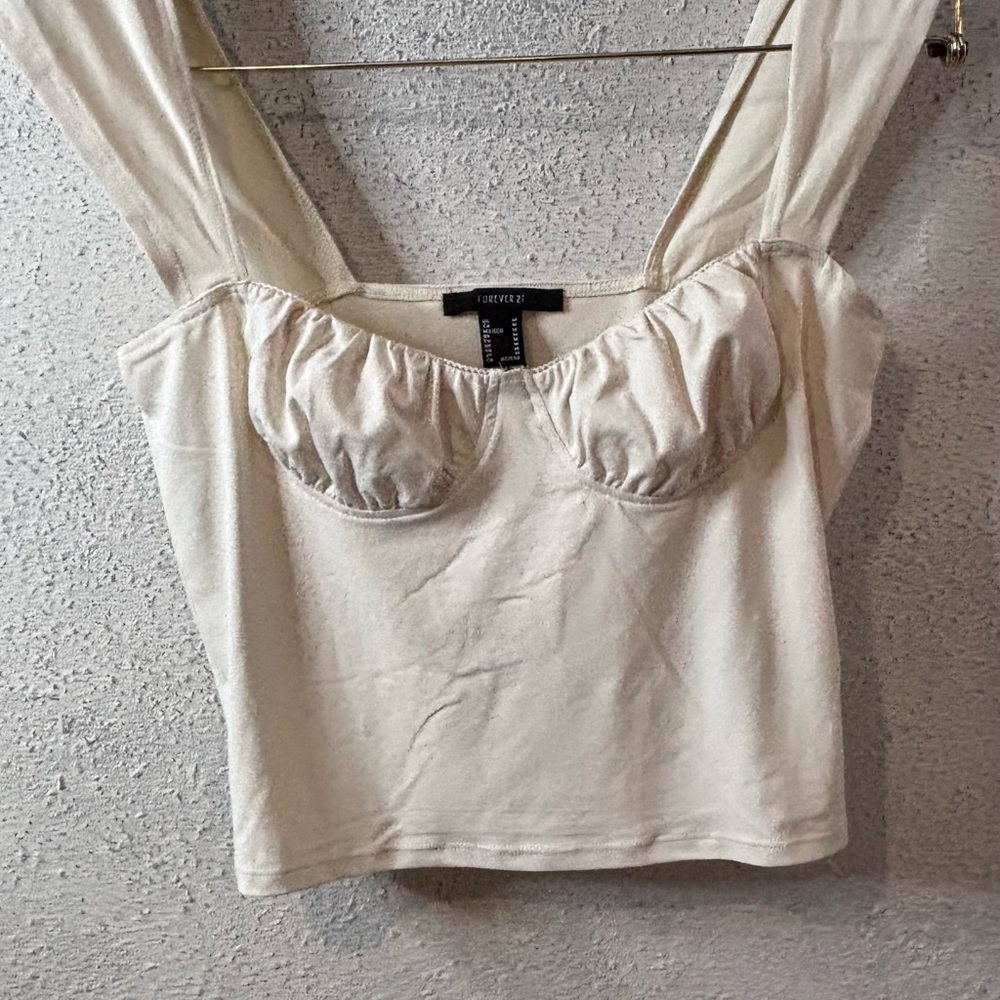 Forever 21 Beige Tank Top